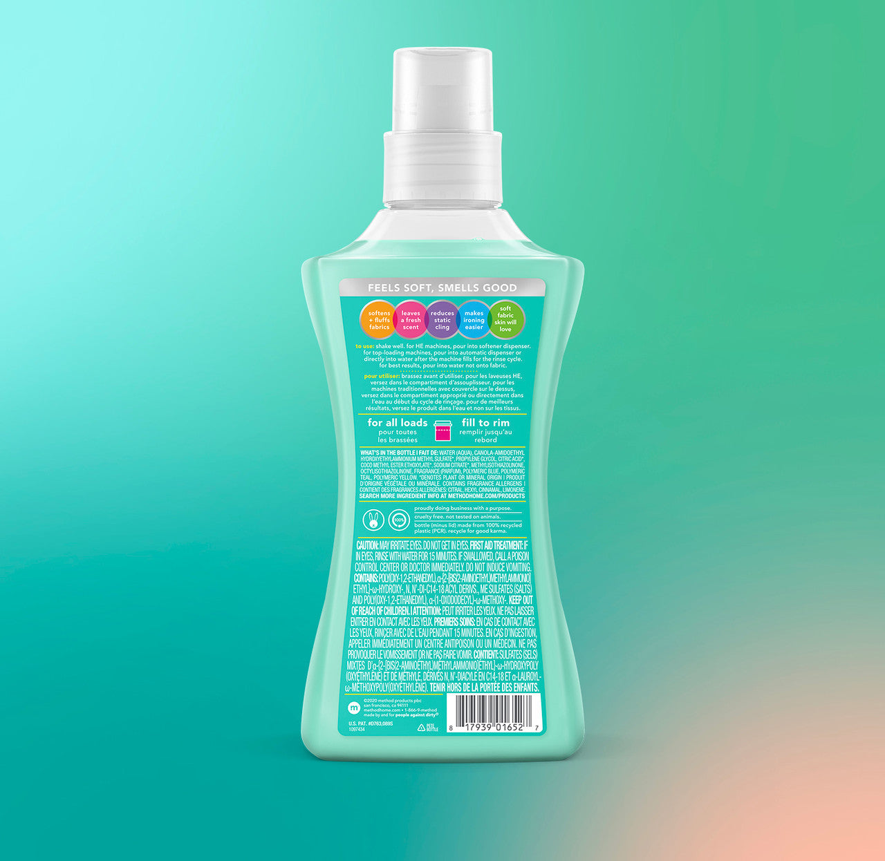 fabric softener 45 loads - beach sage. 53.5 fl oz - Image 3