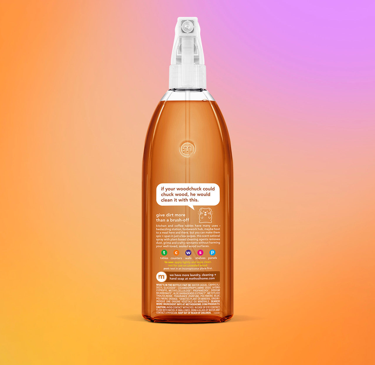 daily wood cleaner - almond. 28 fl oz - Image 3