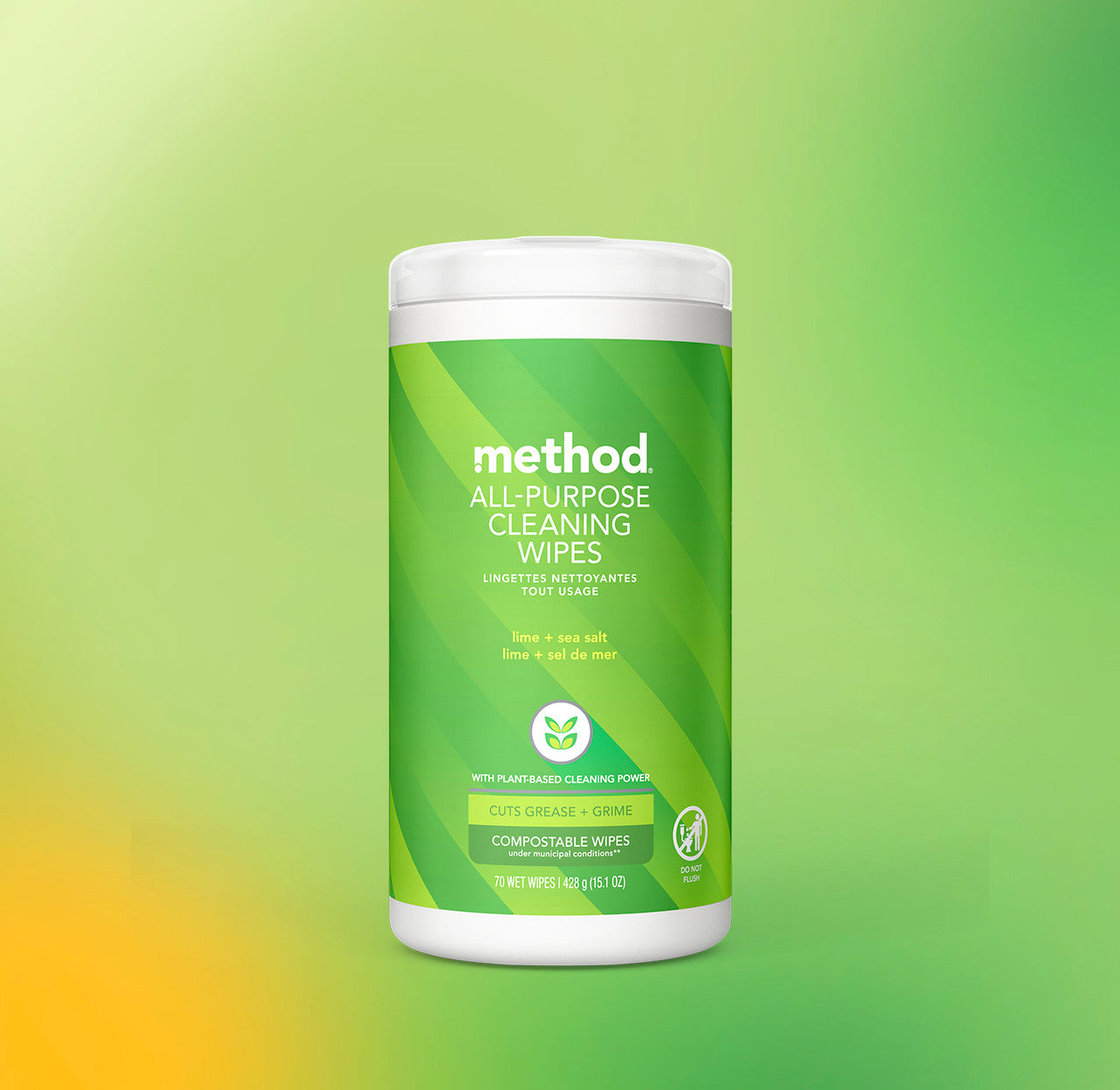 all-purpose cleaning wipes - lime + sea salt. 70 ct - 图片 2