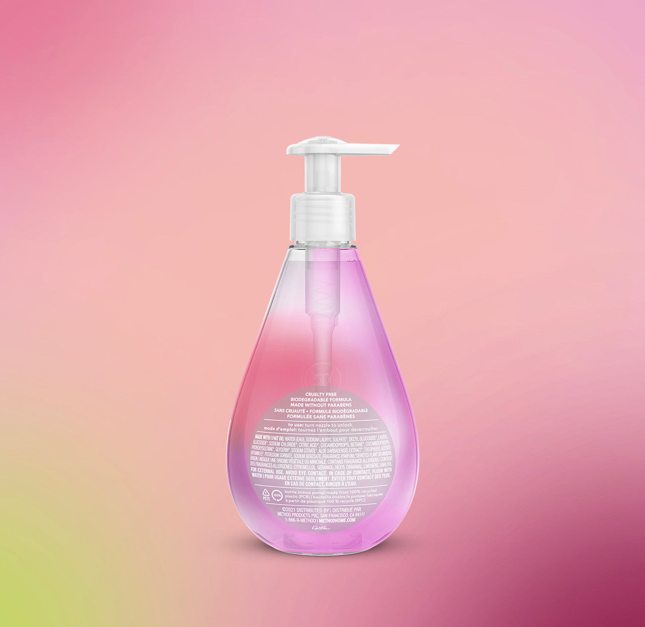 gel hand wash - rose water. 12 fl oz - Image 3