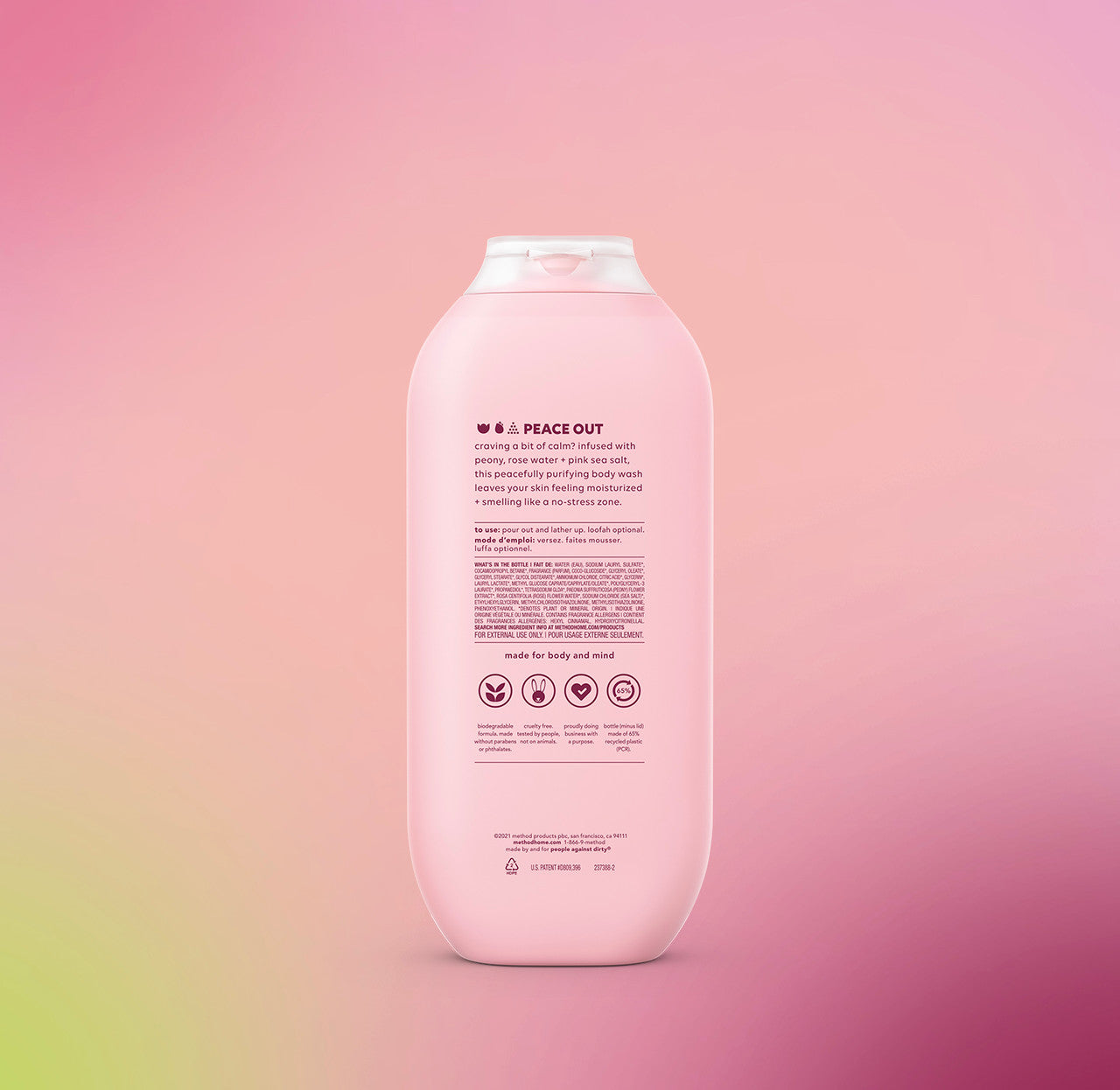 body wash - pure peace. 18 fl oz - Image 3