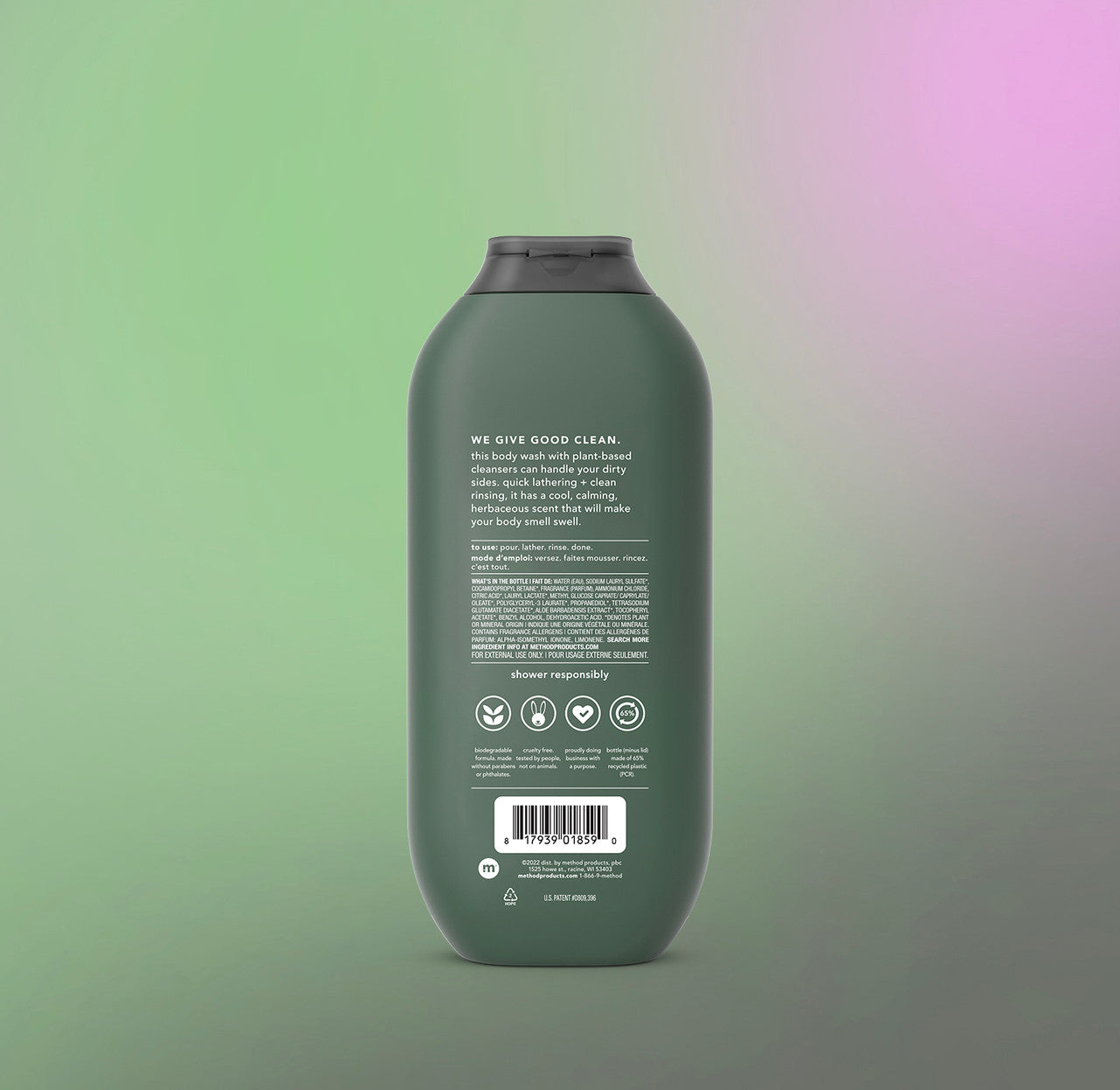 body wash - juniper + sage. 18 fl oz - Image 3