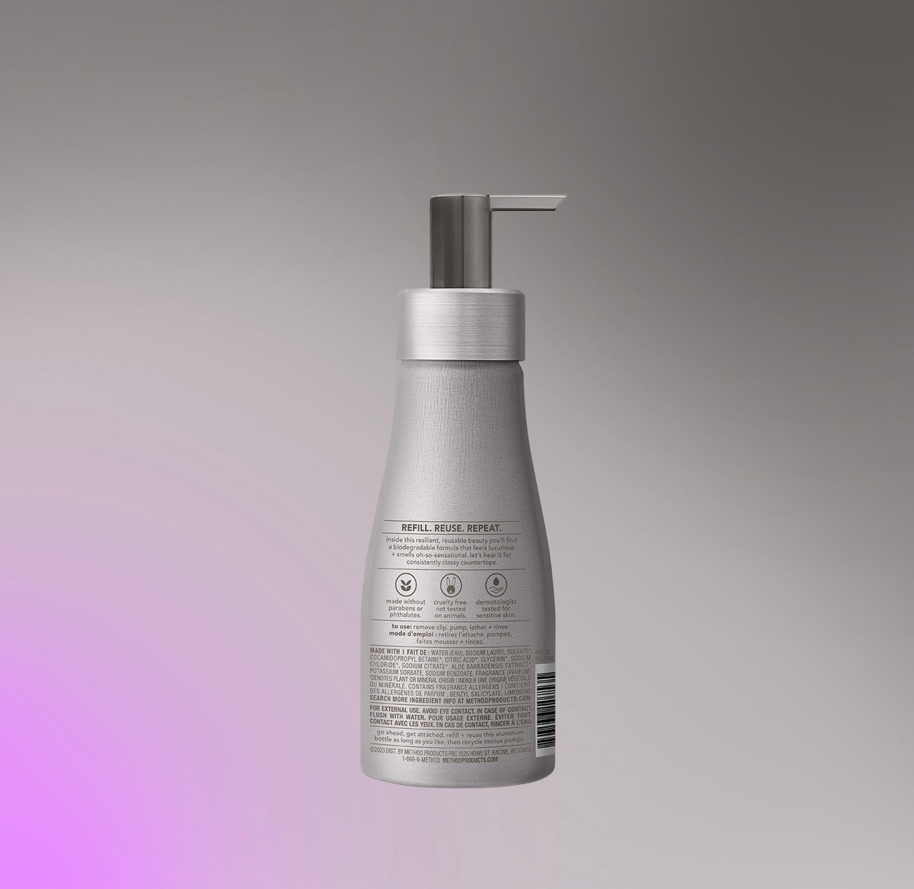 foaming hand wash - violet + lavender. 10 fl oz - Image 3