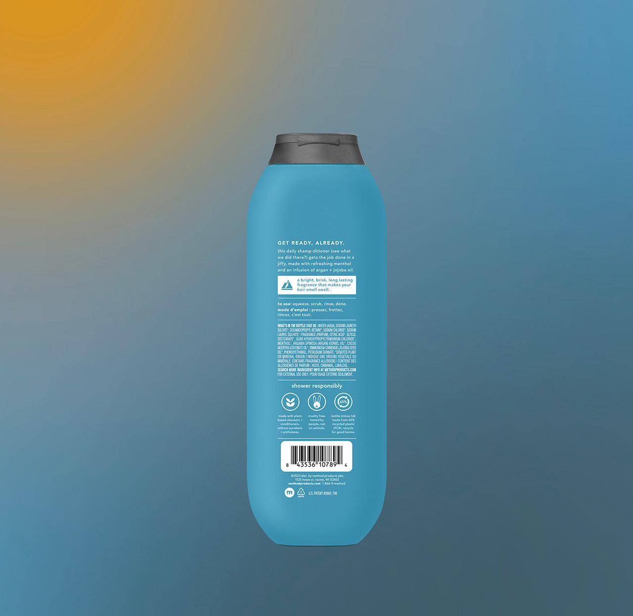 2-in-1 shampoo + conditioner - glacier + granite. 14 fl oz - 图片 3