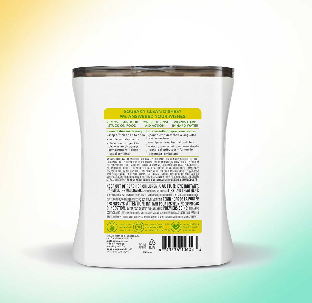 dishwasher packs - lemon mint. 30 ct - Image 3