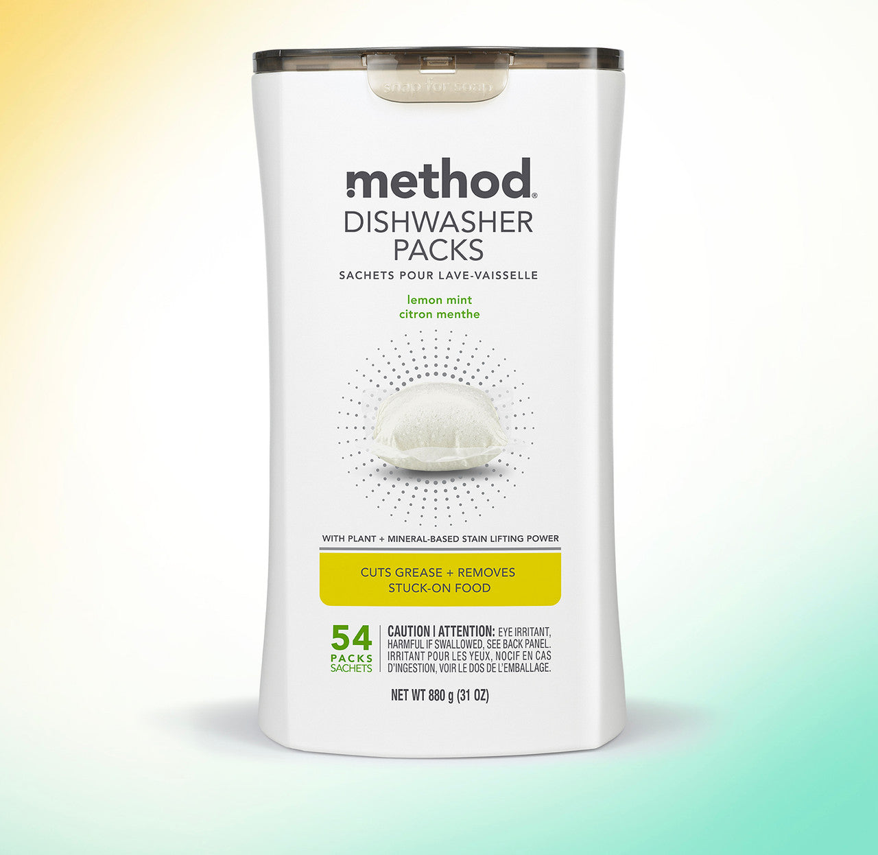 dishwasher packs - lemon mint. 54 ct - Image 2