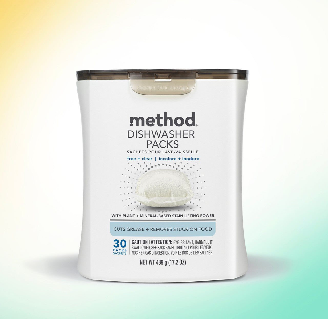 dishwasher packs - free + clear. 30 ct - Image 2