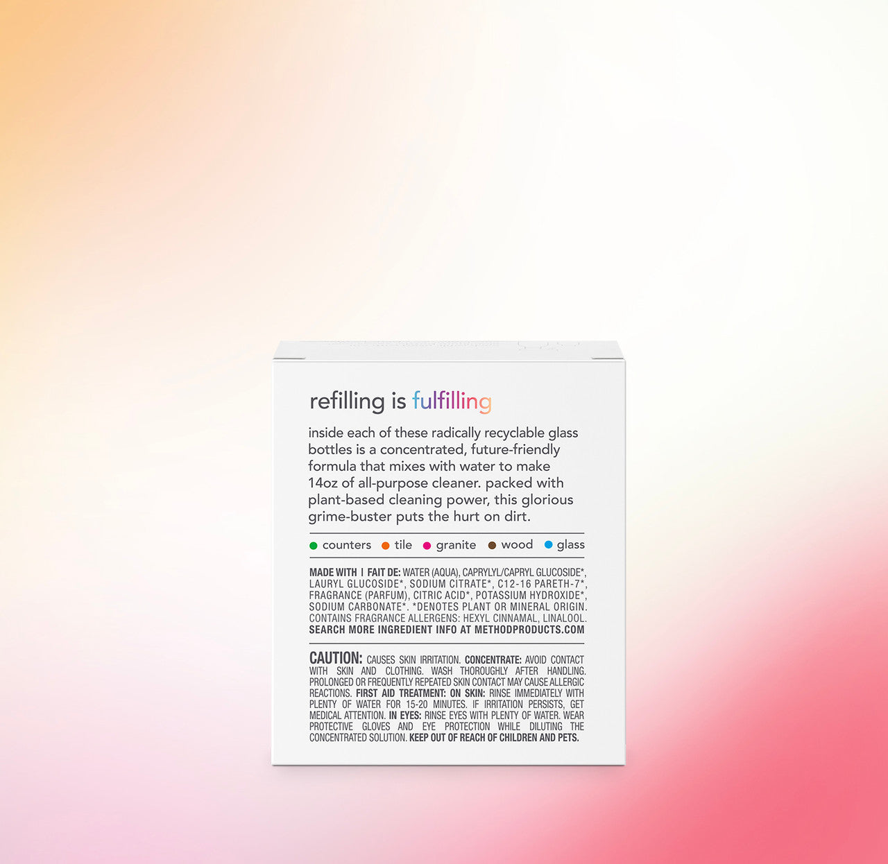 all-purpose cleaner: 2-pack concentrated refill - pink grapefruit. 2 fl oz - 图片 3