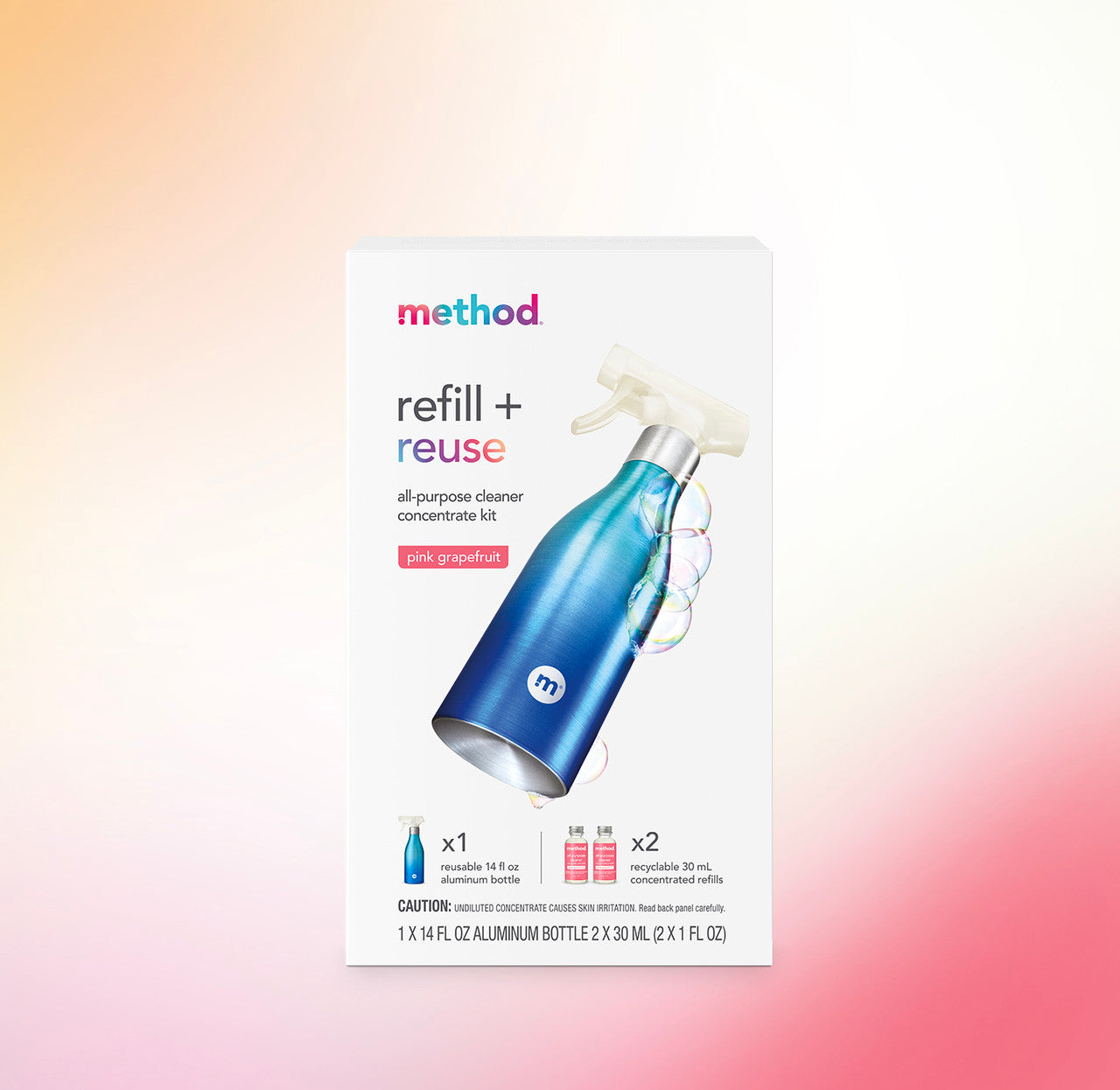 all-purpose cleaner: concentrates starter kit - pink grapefruit. 14 fl oz - 图片 2