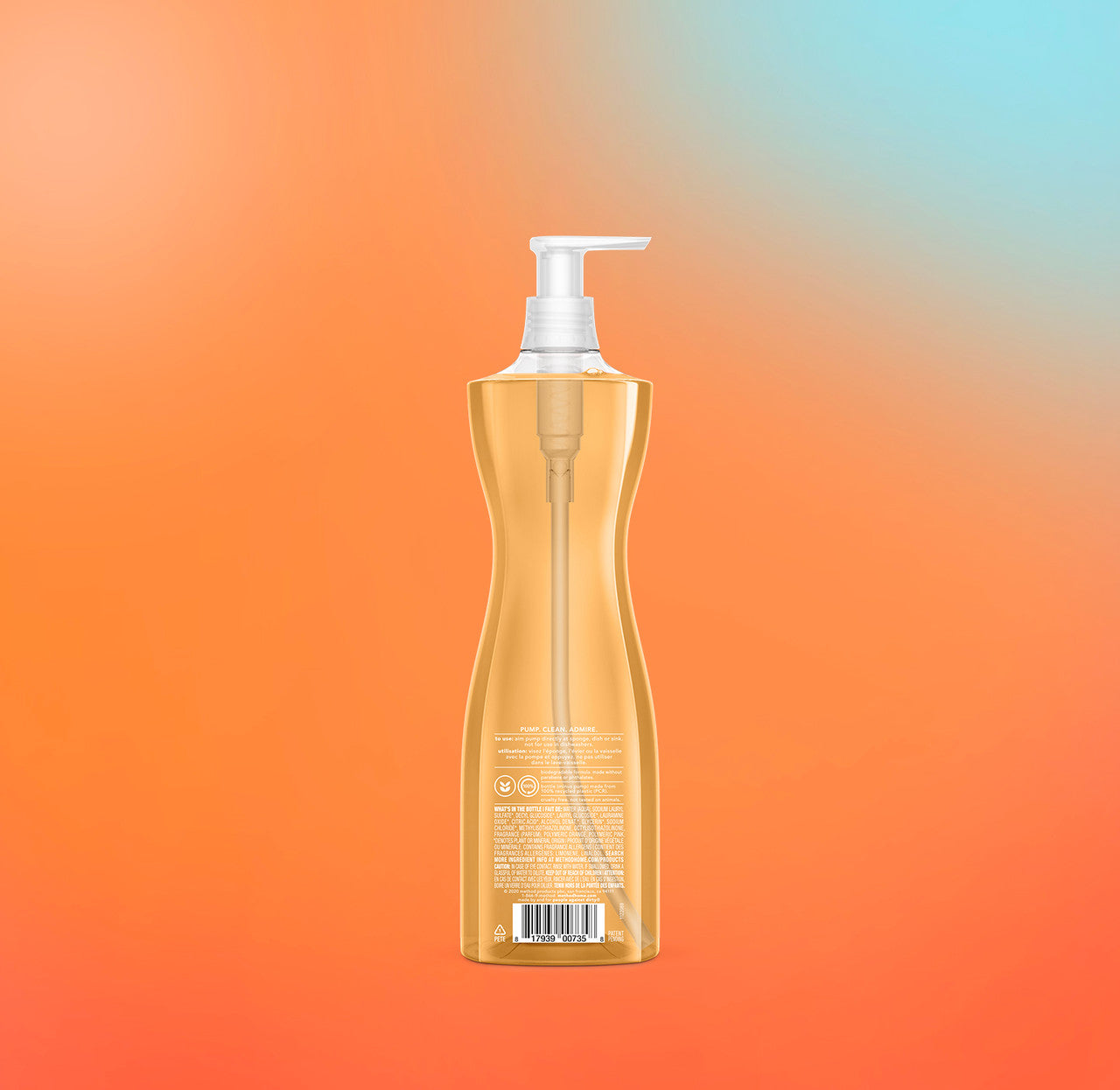 dish soap - clementine. 18 fl oz - Image 3