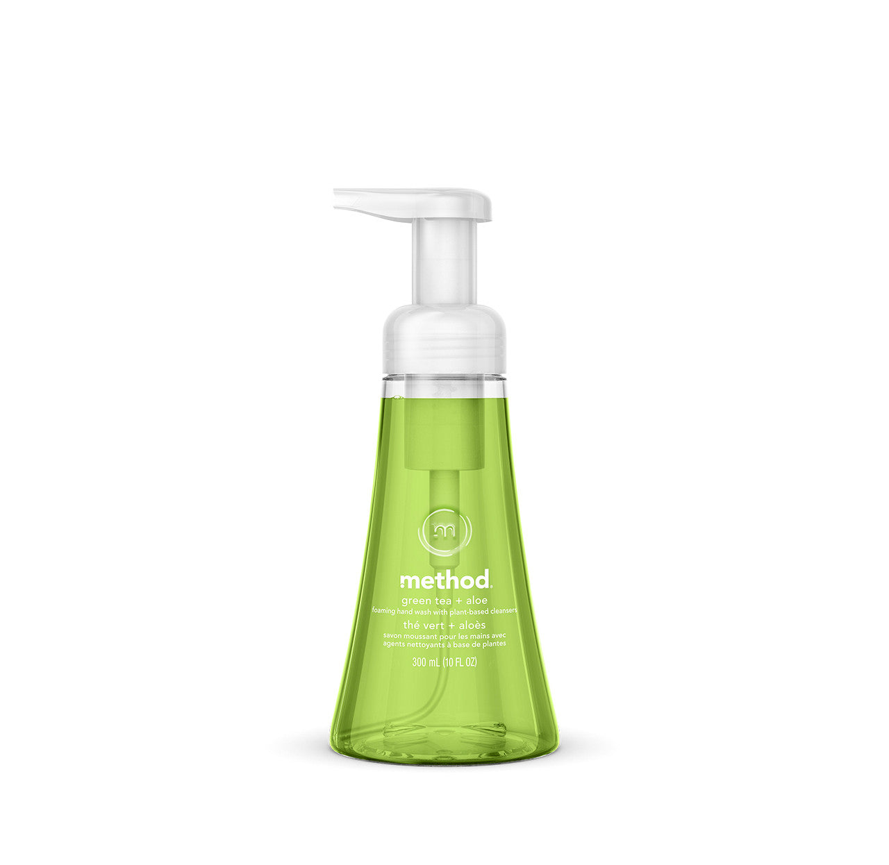 foaming hand wash - green tea + aloe. 10 fl oz