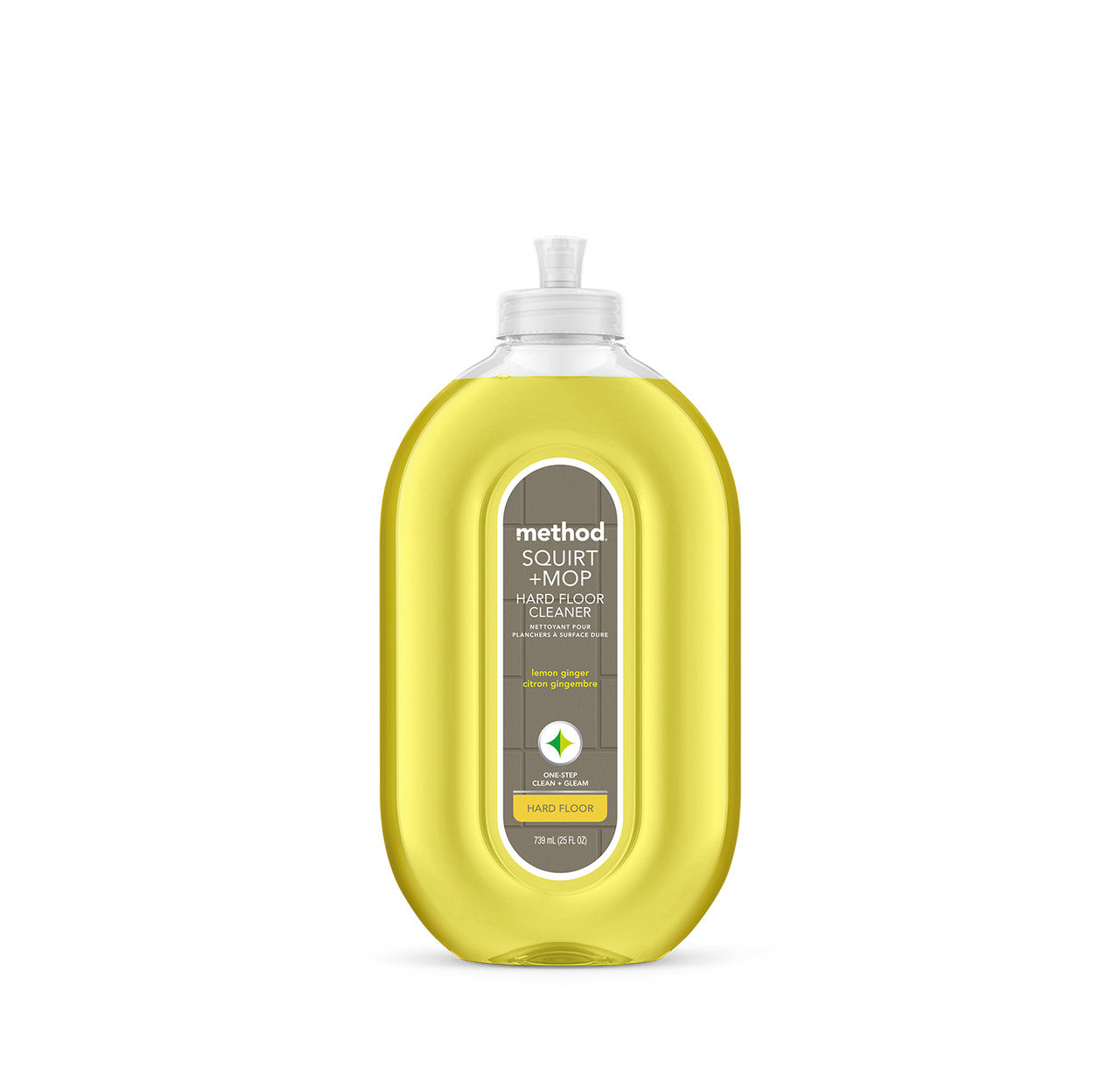 squirt + mop hard floor cleaner - lemon ginger. 25 fl oz