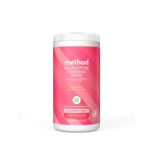 all-purpose cleaning wipes - pink grapefruit. 70 ct
