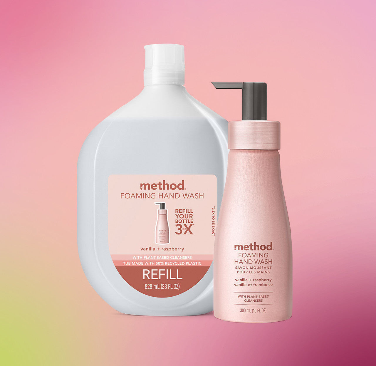 foaming hand wash - vanilla + raspberry. 10 fl oz - Image 4