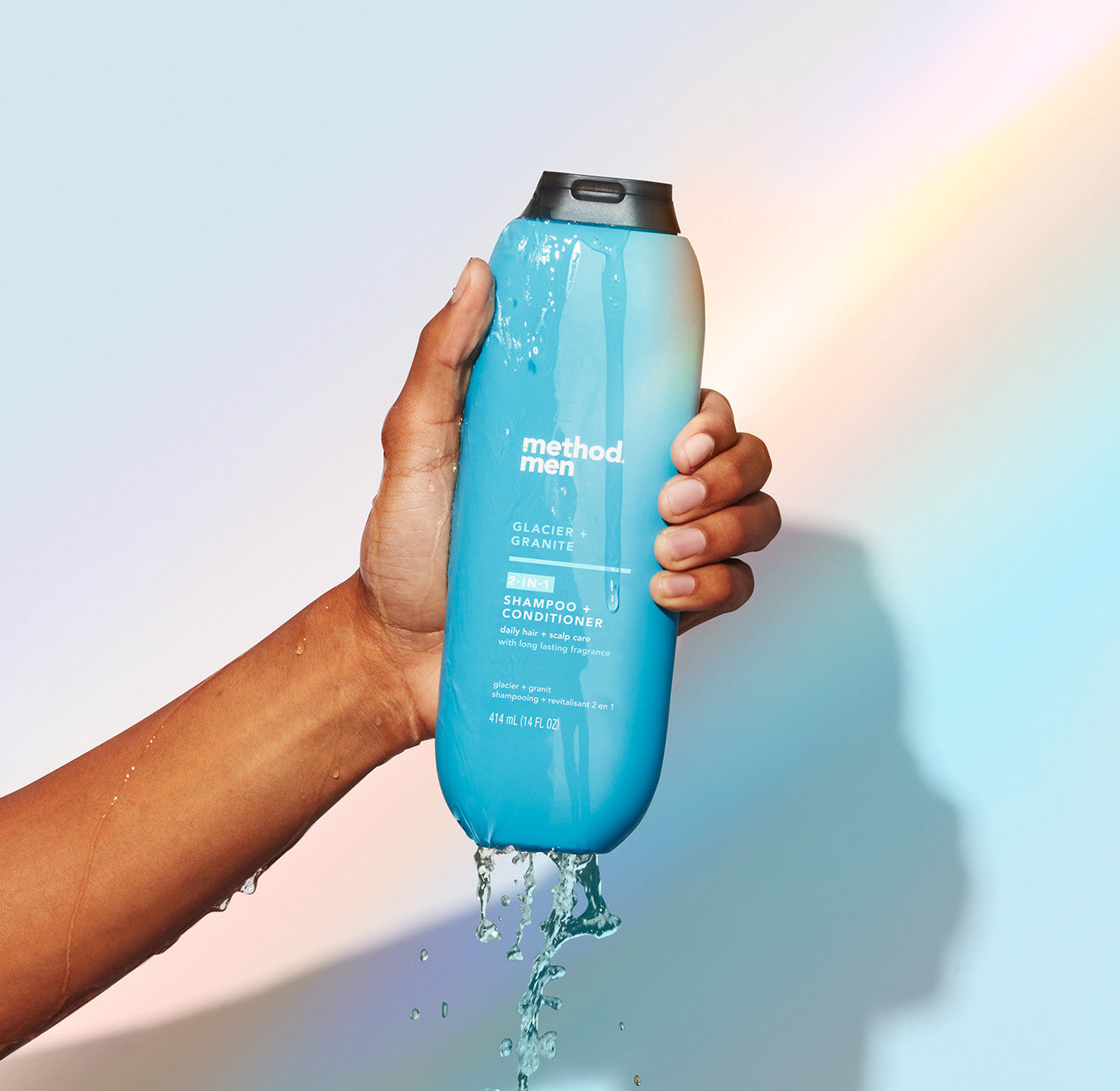 2-in-1 shampoo + conditioner - glacier + granite. 14 fl oz - 图片 4