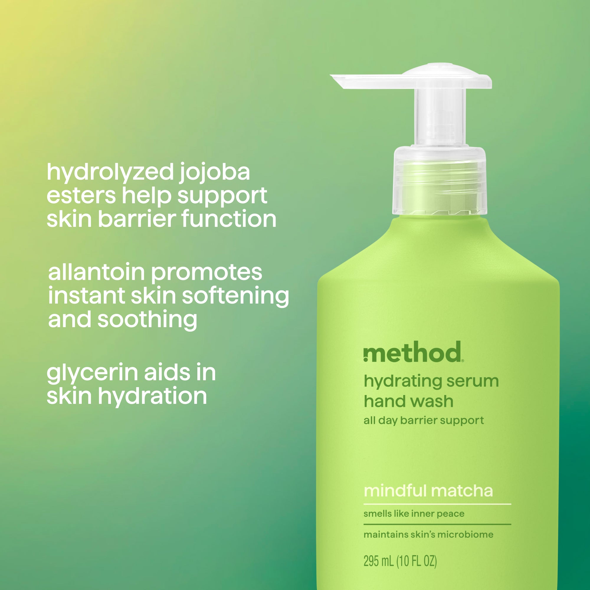 hydrating serum hand wash - mindful matcha. 10 oz - Image 8