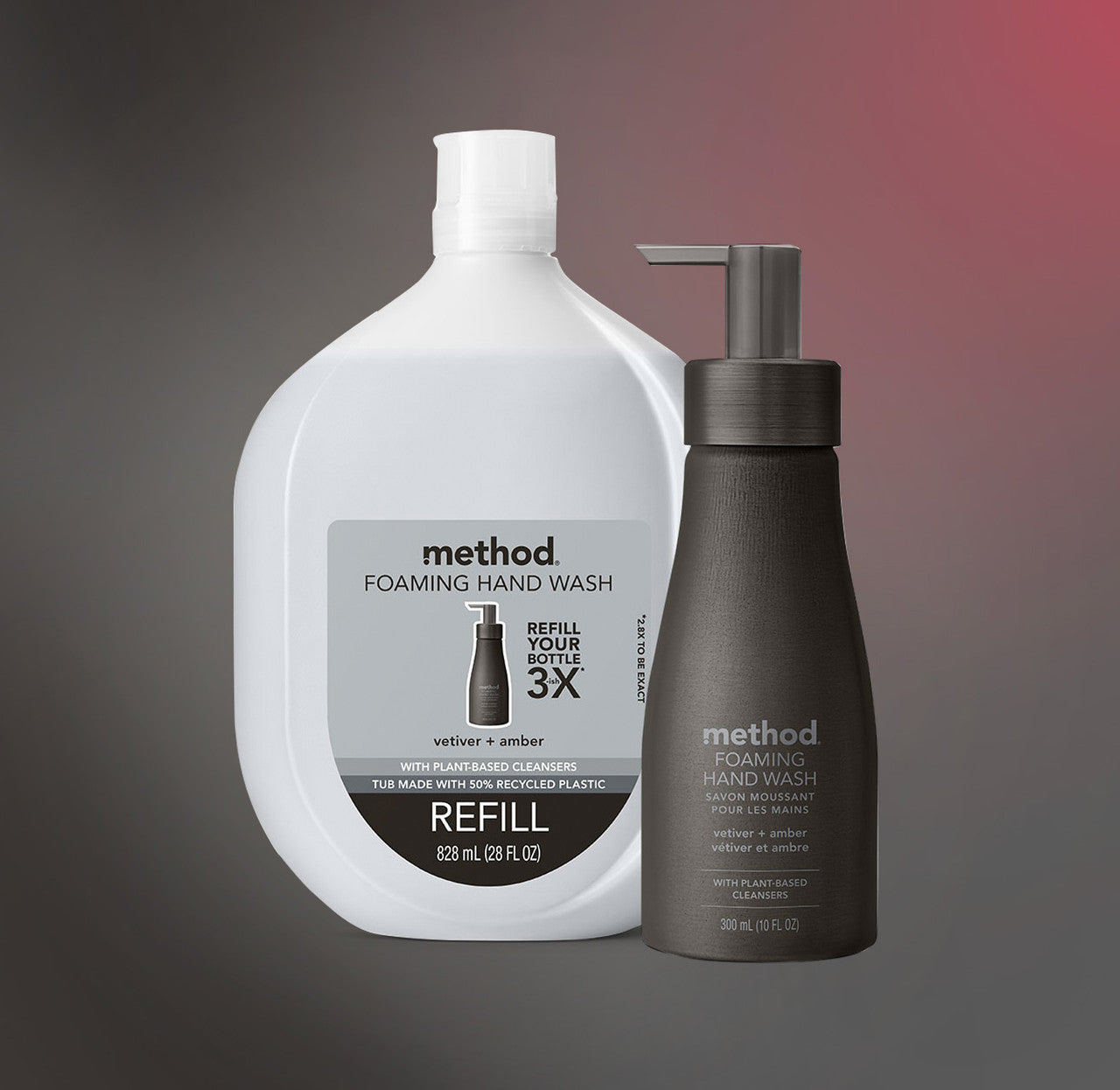 foaming hand wash - vetiver + amber. 10 fl oz - Image 4