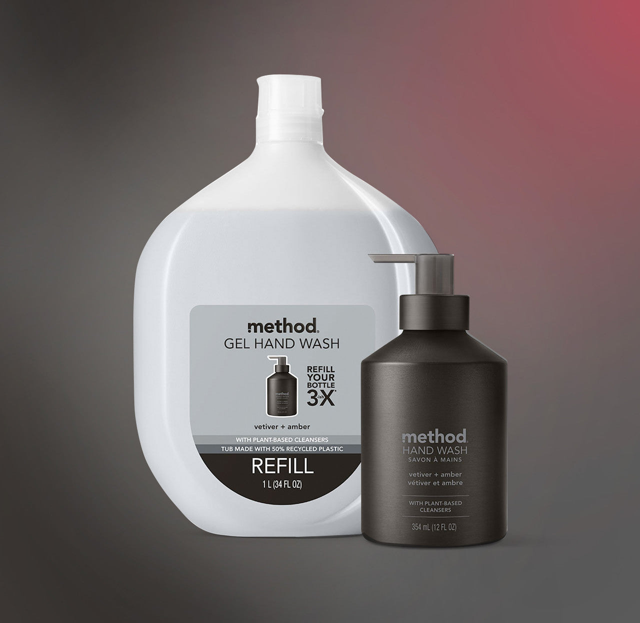 gel hand wash - vetiver + amber. 12 fl oz - Image 4