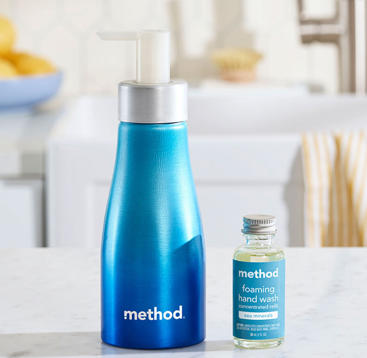 foaming hand wash: 2-pack concentrated refill - sea minerals. 2 fl oz - Image 5