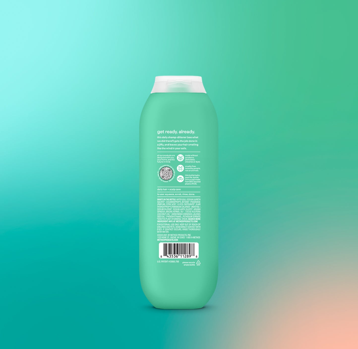 2-in-1 shampoo + conditioner - marine + mist. 14 fl oz - 图片 3