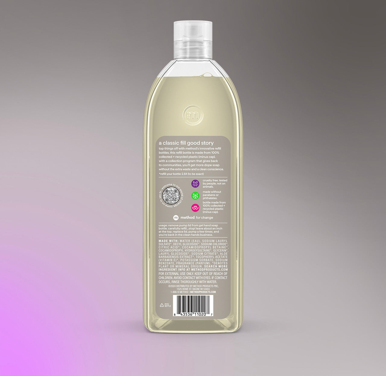 gel hand wash refill - violet + lavender. 34 fl oz 1 - Image 3