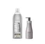 foaming hand wash starter set - violet + lavender. 38 fl oz