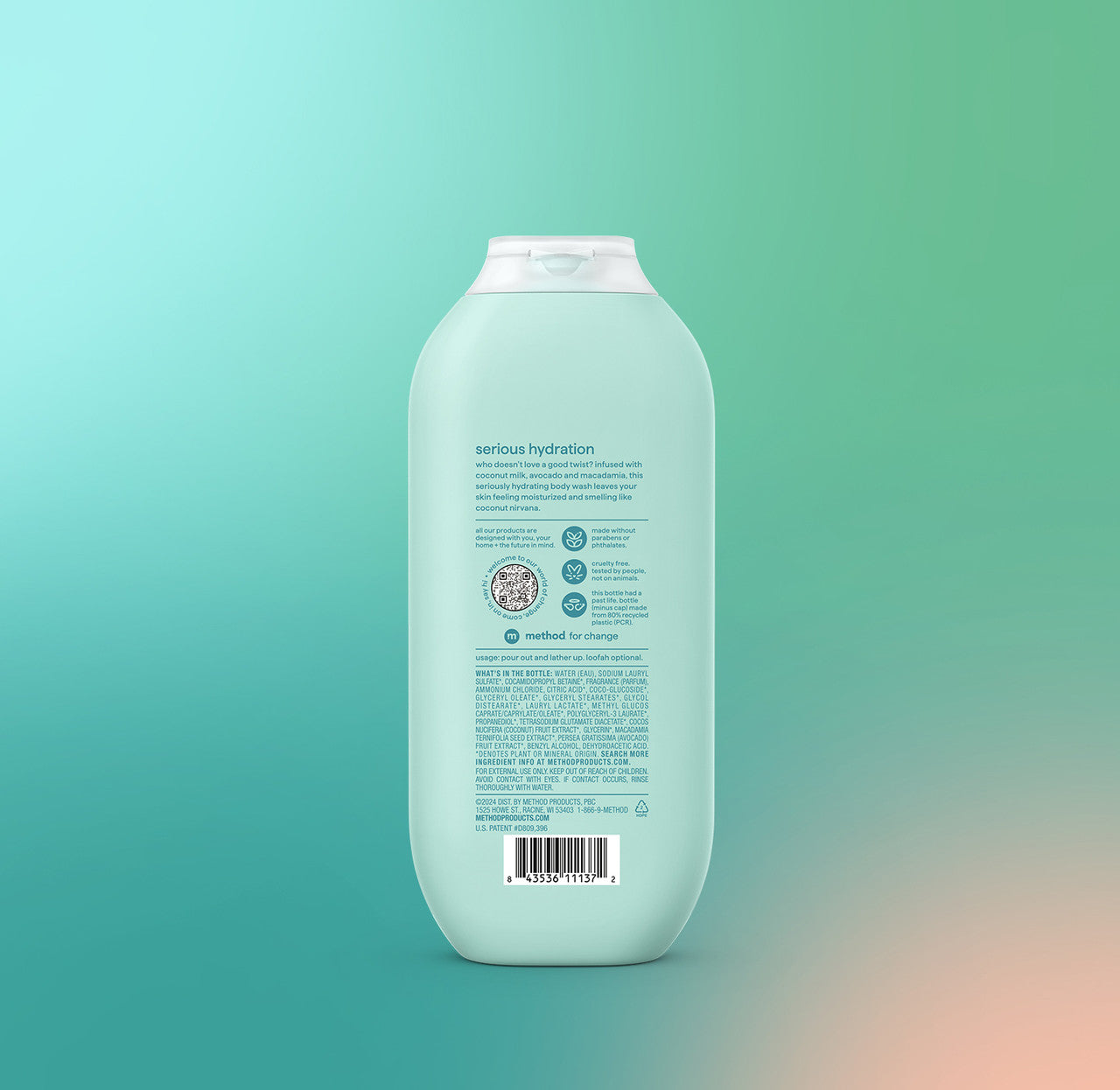 hydrating body wash - coco twist. 18 fl oz - Image 3