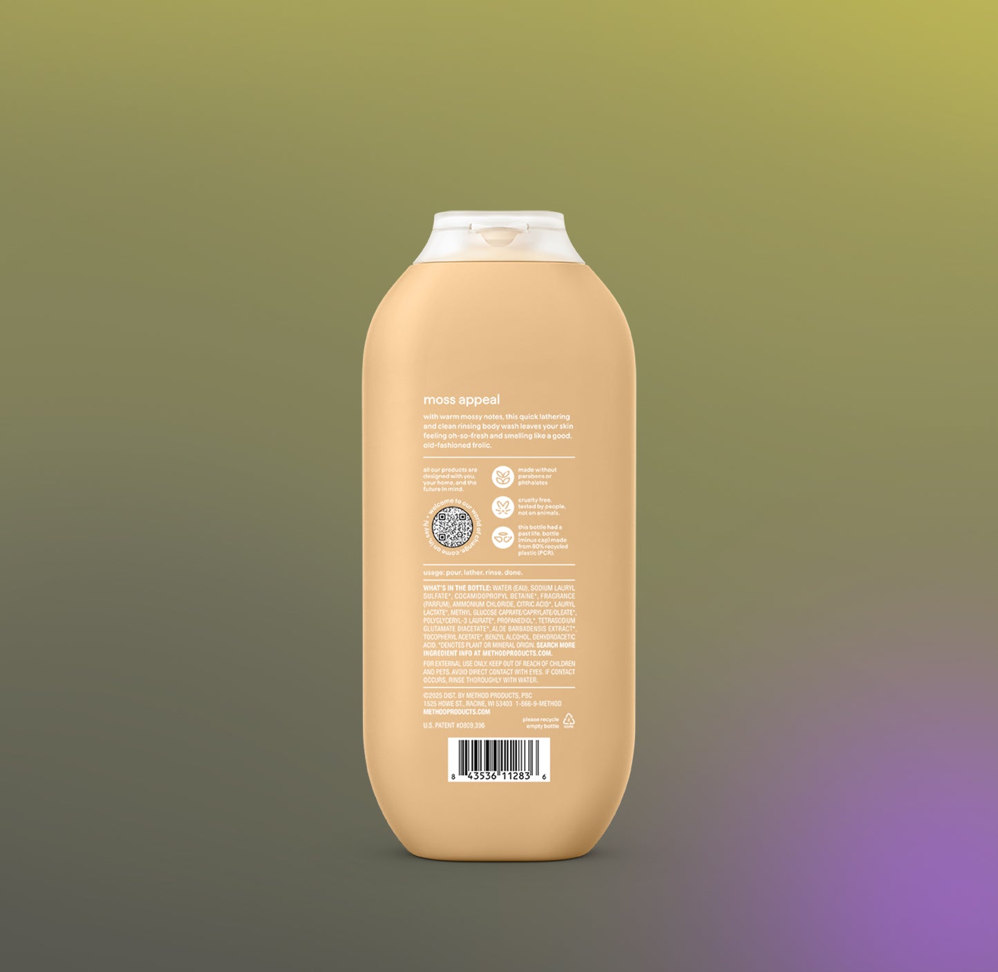 body wash - moss + meadow. 18 fl oz - Image 3