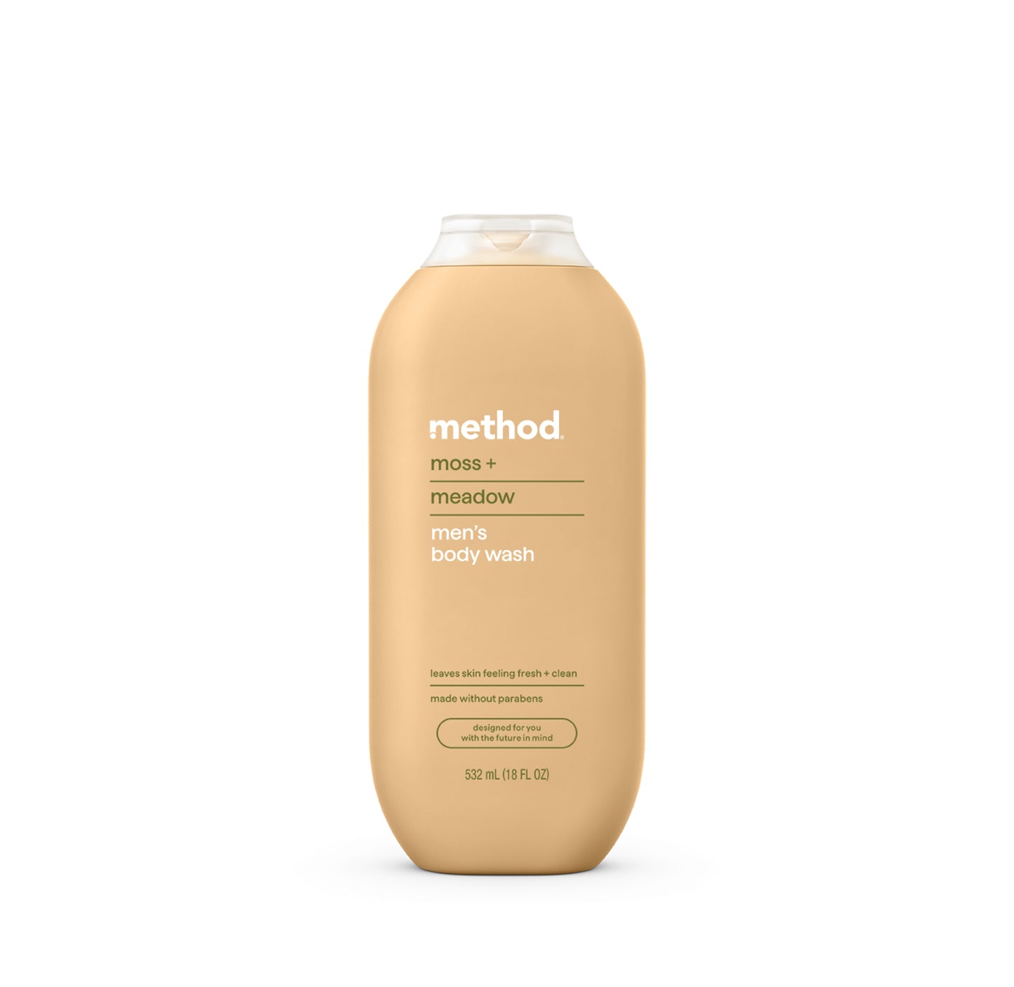 body wash - moss + meadow. 18 fl oz