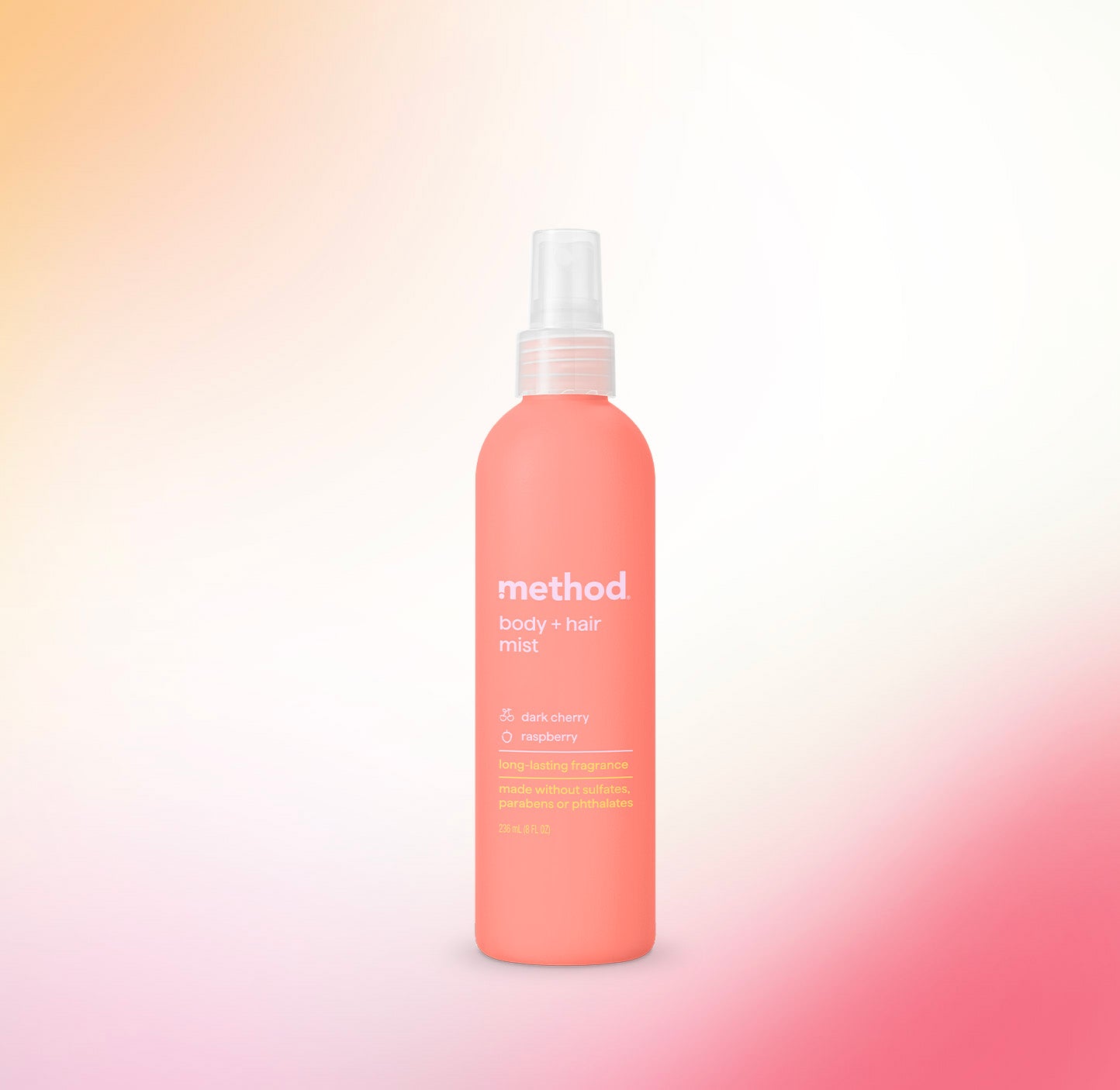 body + hair mist - dark cherry + raspberry. 8 fl oz - Image 2