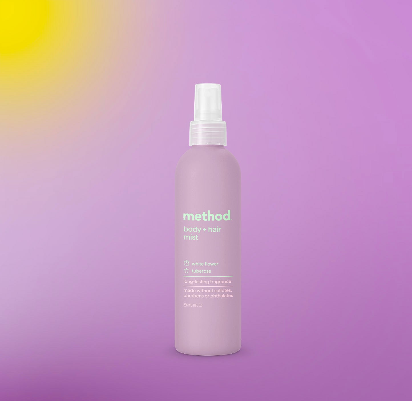 body + hair mist - white flower + tuberose. 8 fl oz - Image 2