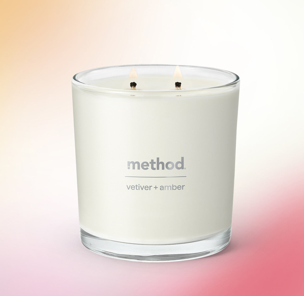 premium soy candle - vetiver + amber. 14 oz - Image 2