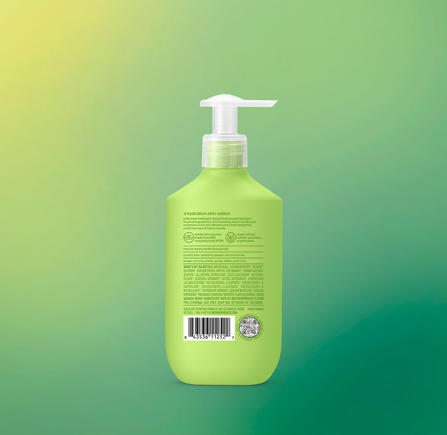 hydrating serum hand wash - mindful matcha. 10 oz - Image 3
