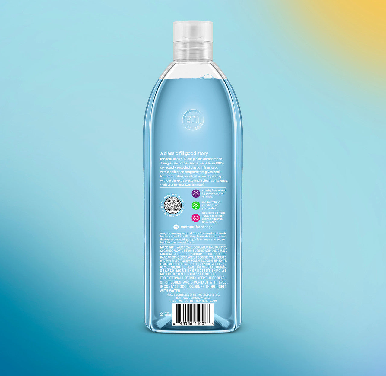 foaming hand wash refill - sea minerals. 28 fl oz 1 - Image 3