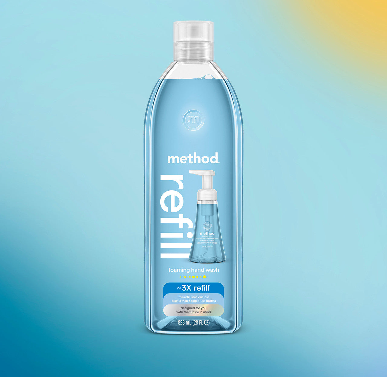 foaming hand wash refill - sea minerals. 28 fl oz 1 - Image 2