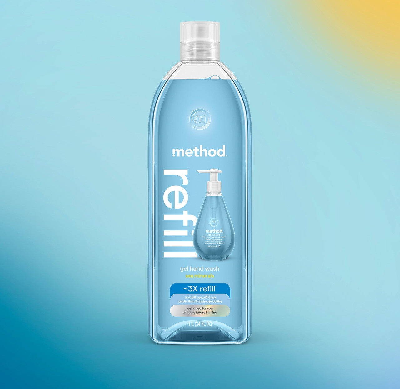 gel hand wash refill - sea minerals. 34 fl oz 1 - Image 2