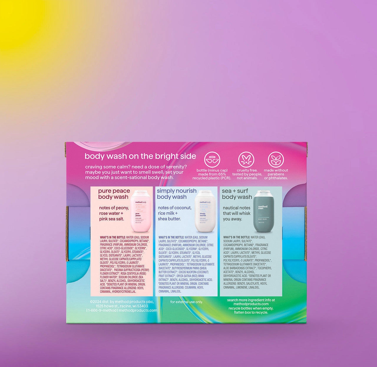 travel-sized gift set body wash trio. 10.2 oz - Image 6