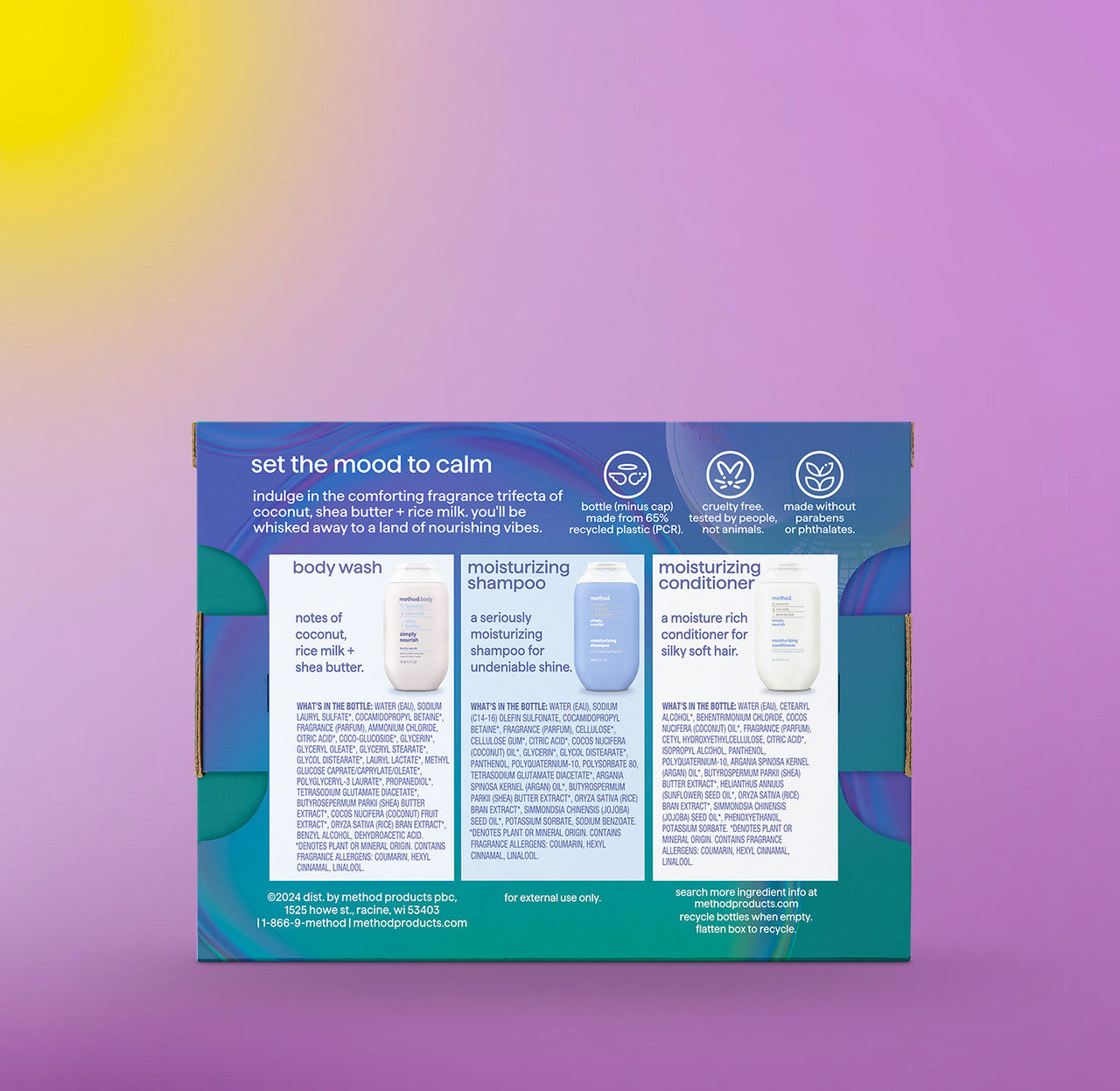 travel-sized gift set trio - simply nourish. 10.2 oz - Image 3