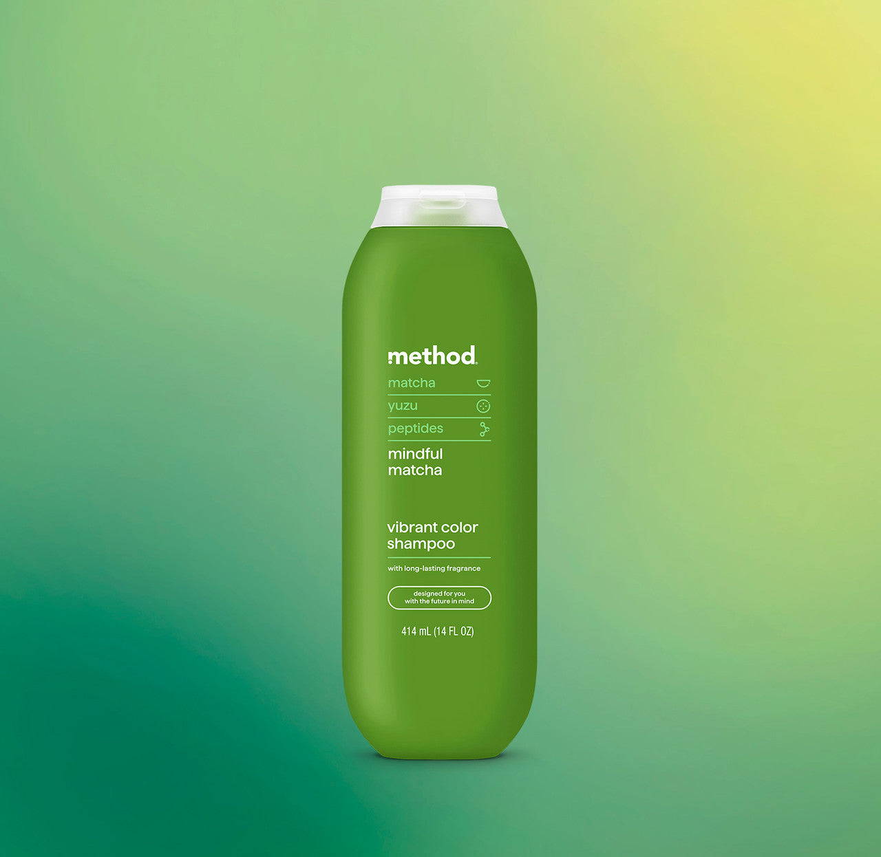 vibrant color shampoo - mindful matcha. 14 fl oz - Image 2