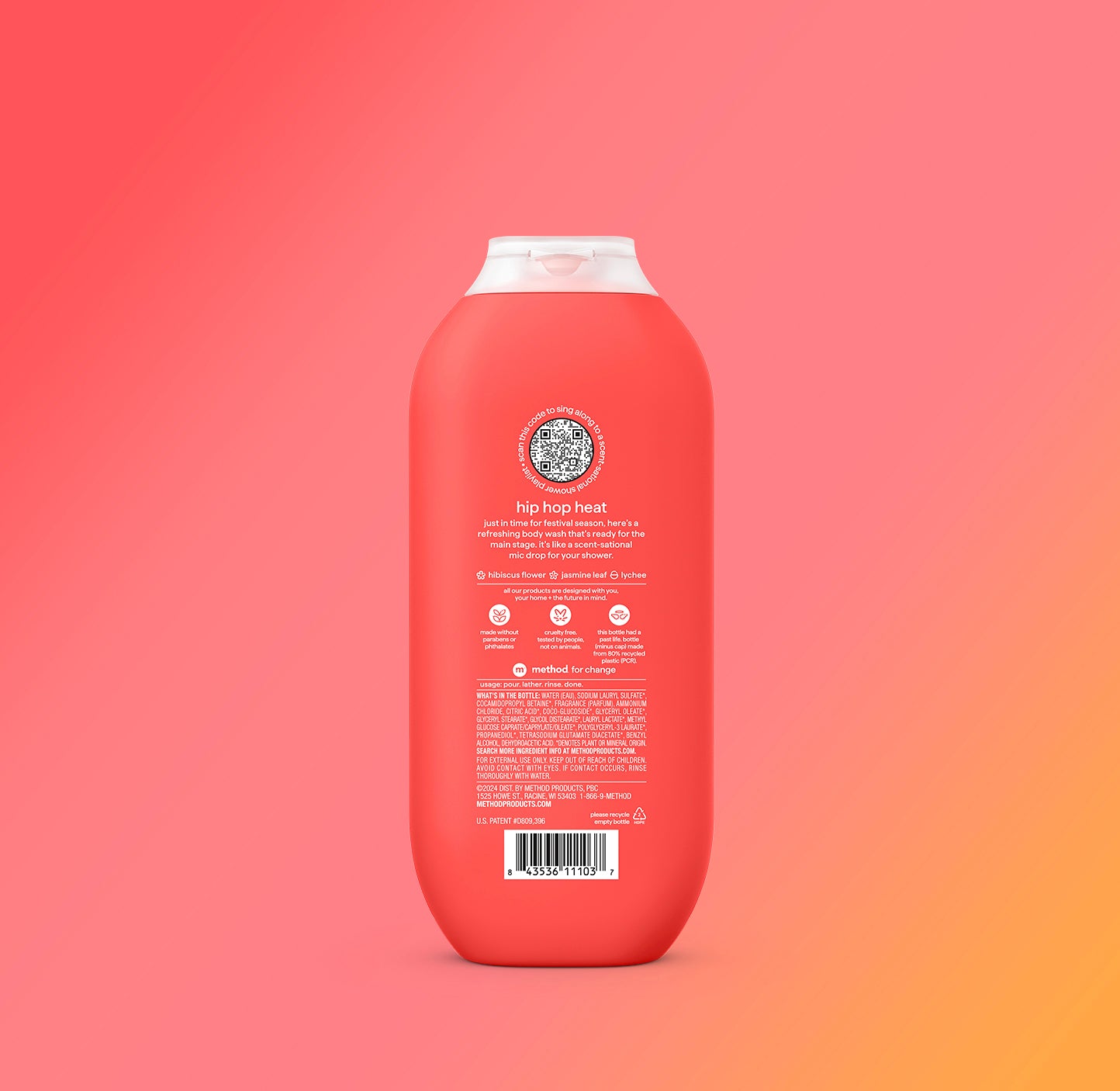 body wash - hip hop heat. 18 fl oz - Image 3