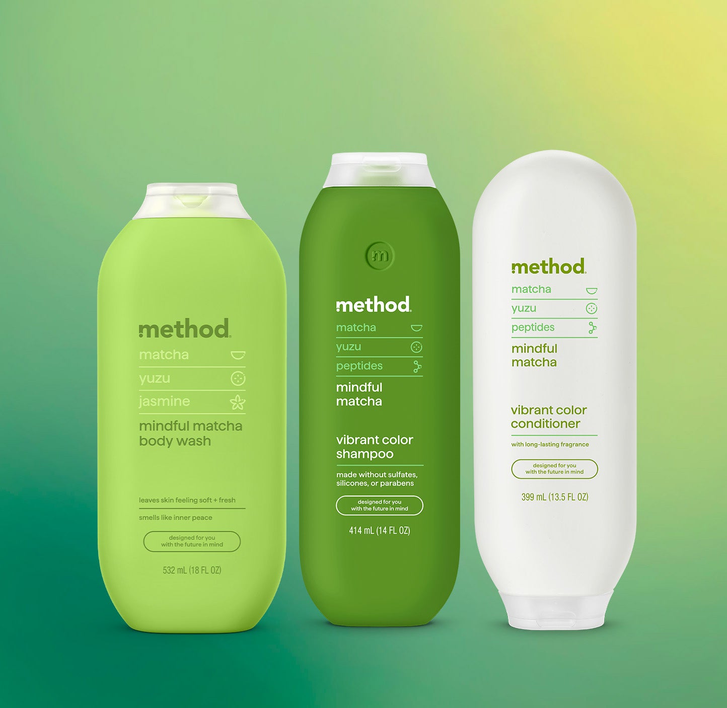shower trio - mindful matcha. 45.5 oz - Image 2