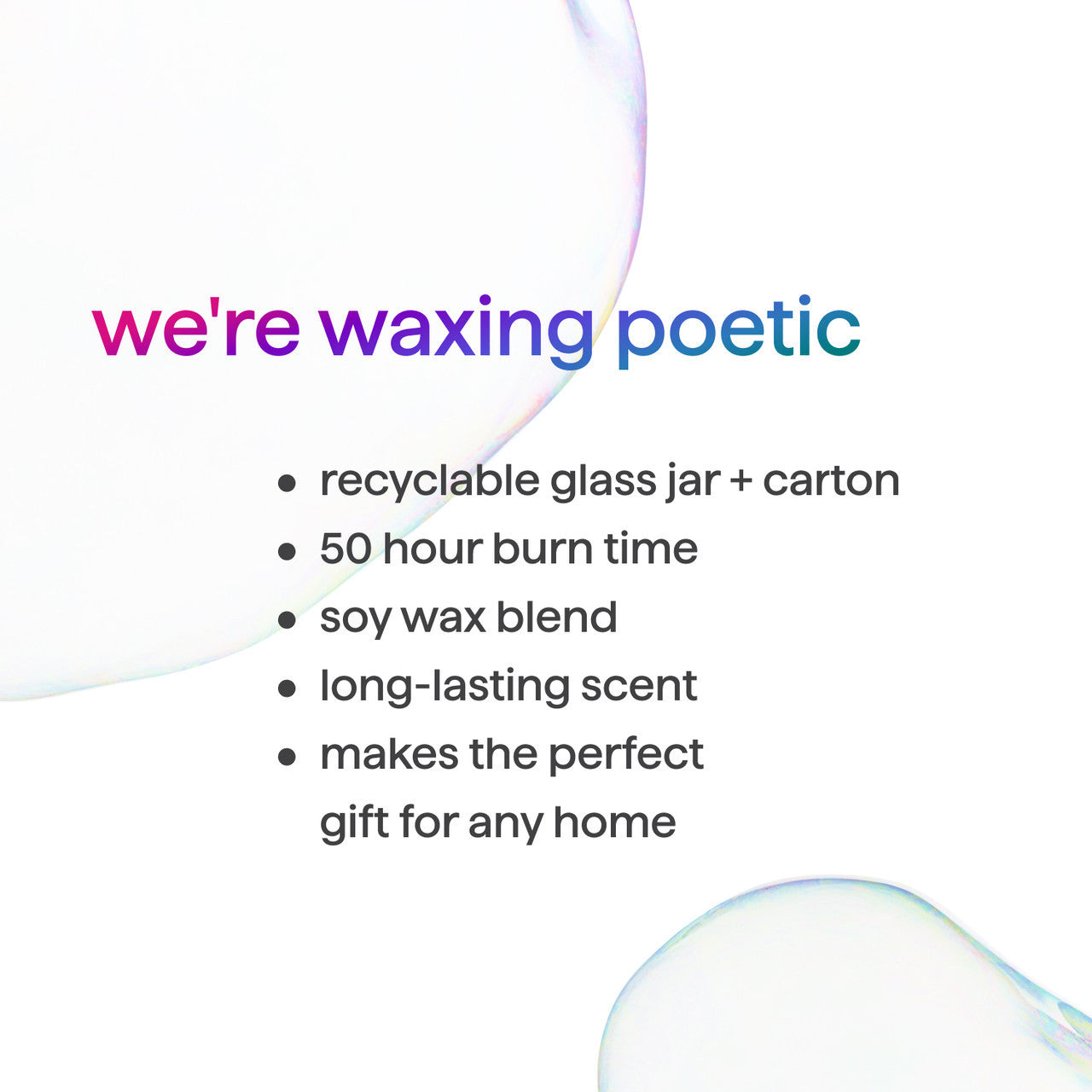 premium soy candle - violet + lavender. 14 oz - Image 5