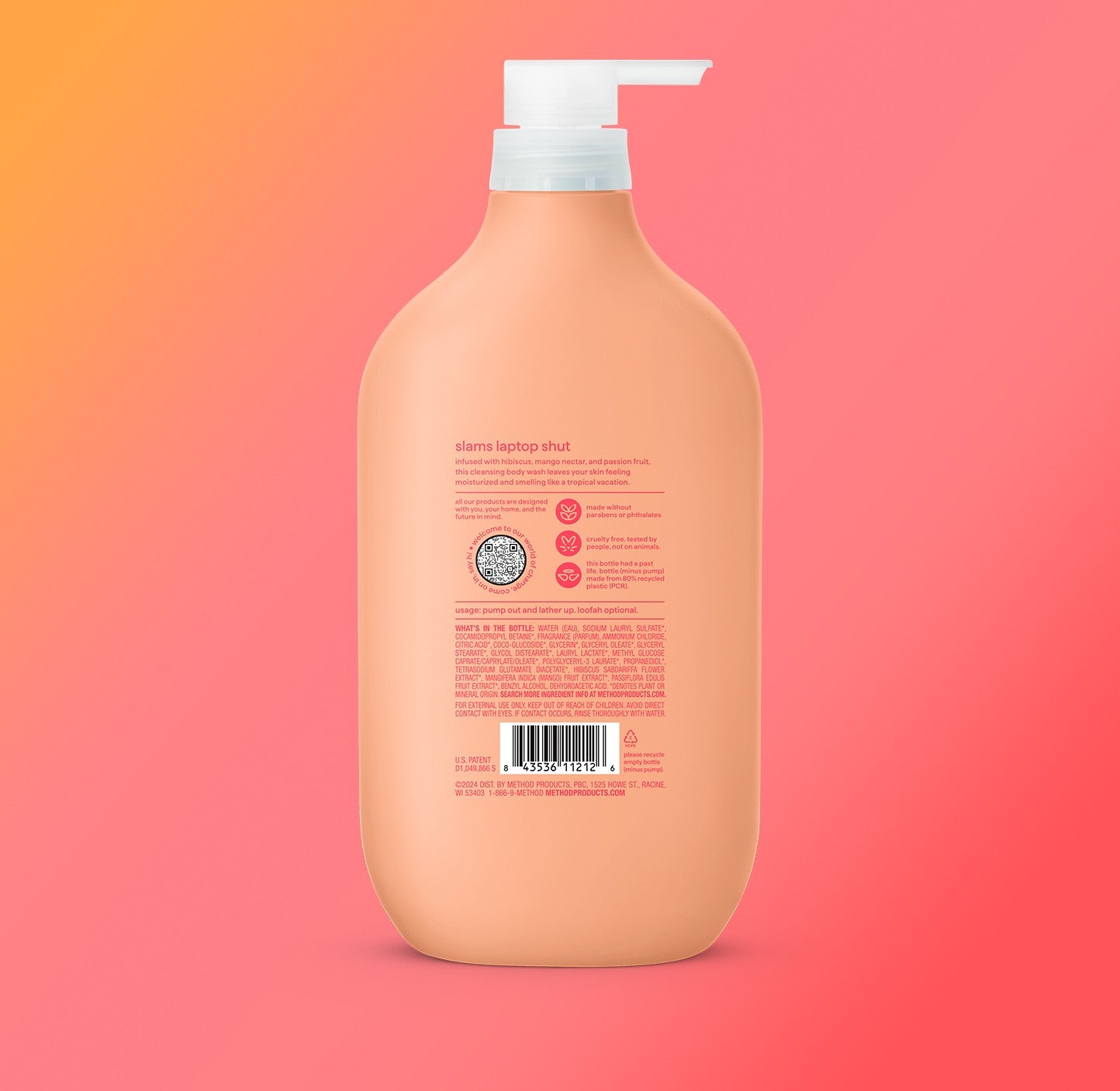 body wash - island mist. 28 fl oz - Image 3